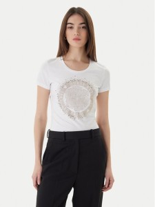 Guess T-Shirt Camelia W4RI47 J1314 Biały Slim Fit