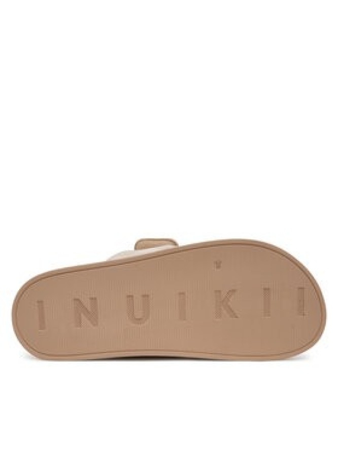 Inuikii Klapki Classic Suede Velcro 70104-128 Beżowy