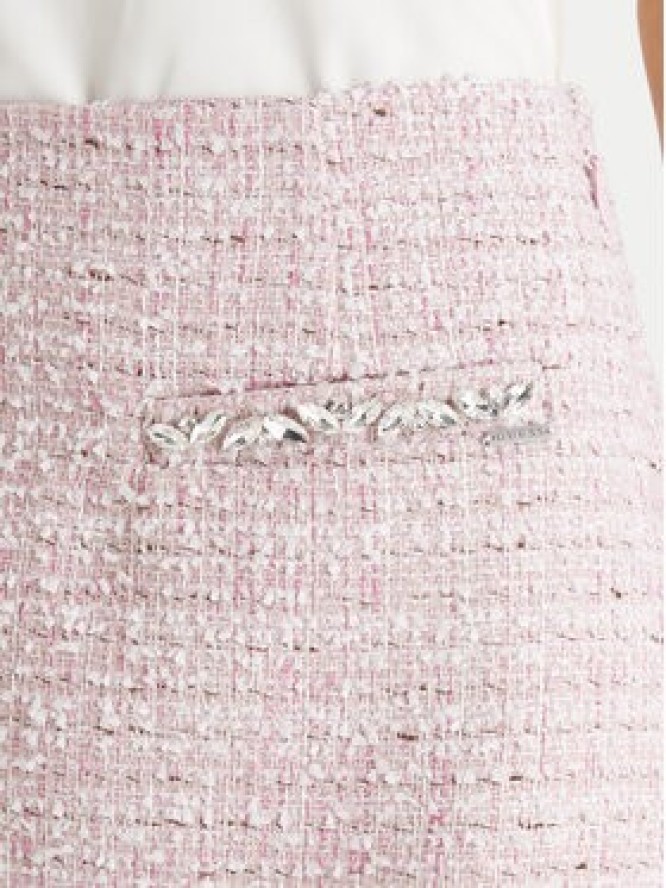 Guess Spódnica mini W6RD56 WJ632 Różowy Regular Fit