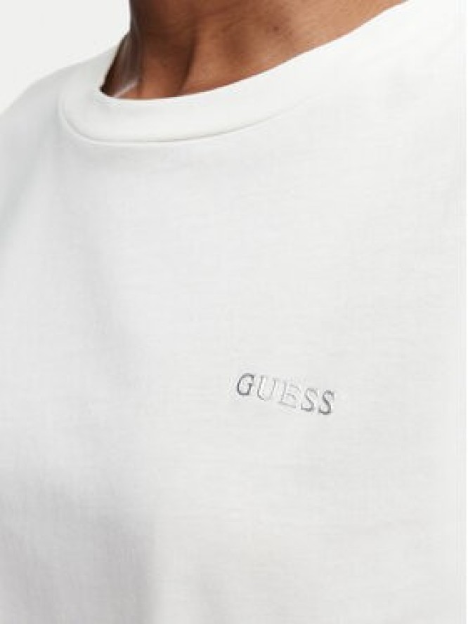 Guess T-Shirt V6GI17 K2984 Kremowy Regular Fit