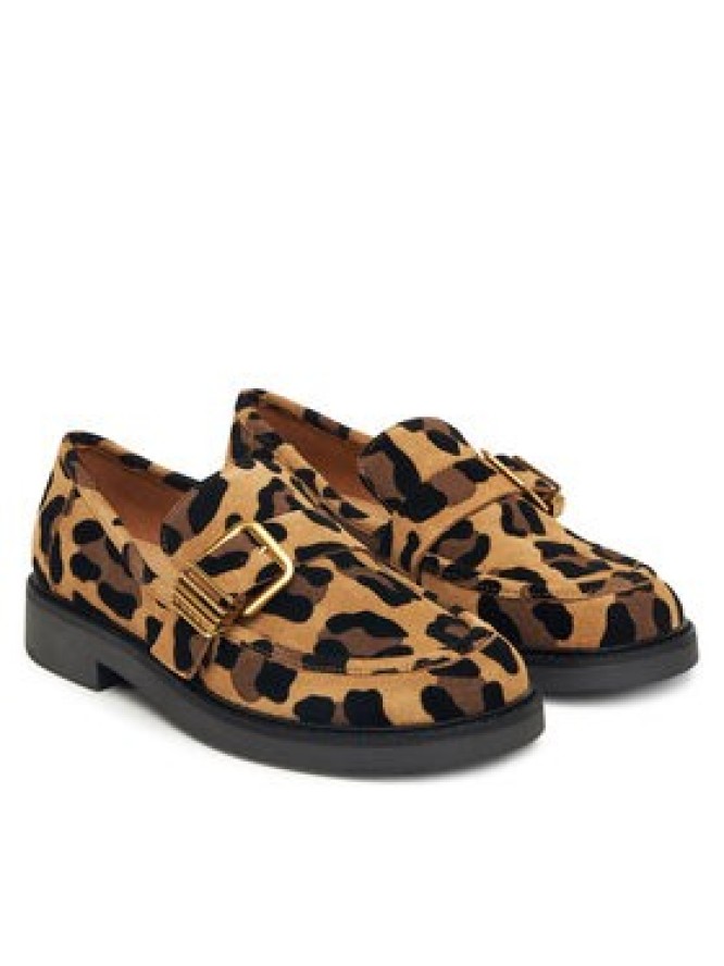 Aldo Półbuty Kayla 14115056 Brązowy