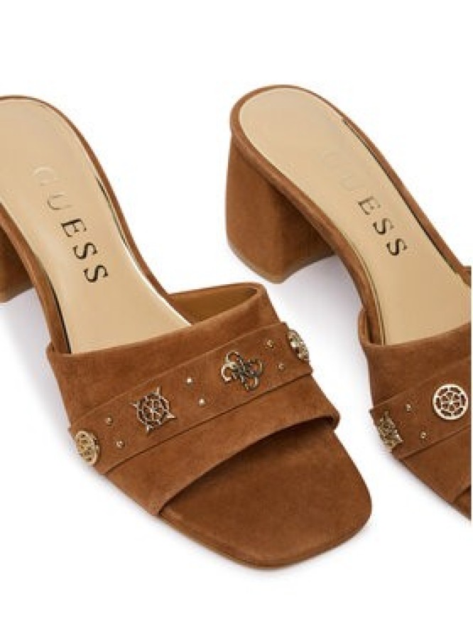 Guess Klapki FLJGU2 SUE03 Brązowy jasny