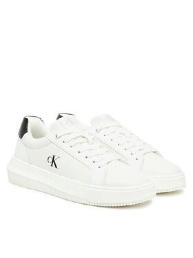 Calvin Klein Jeans Sneakersy Chunky Cupsole Low Mg YW0YW01769 Biały