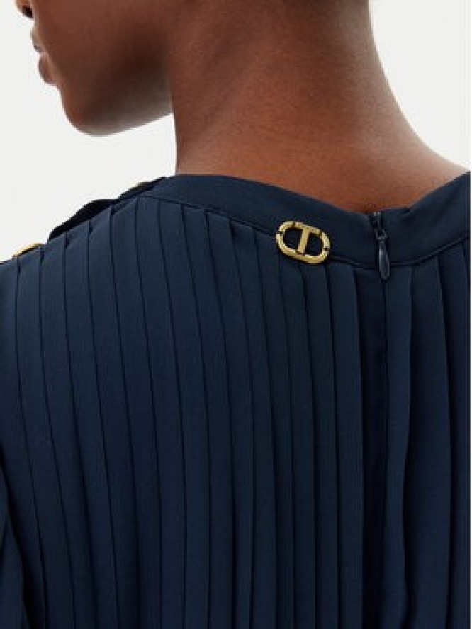 TWINSET Kombinezon 251TP2050 Granatowy Loose Fit