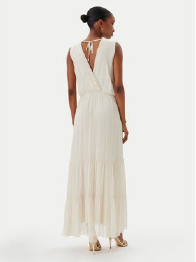 Haveone Sukienka letnia AFF-N005 Écru Loose Fit