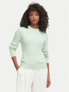Tommy Hilfiger Sweter WW0WW44993 Zielony Regular Fit