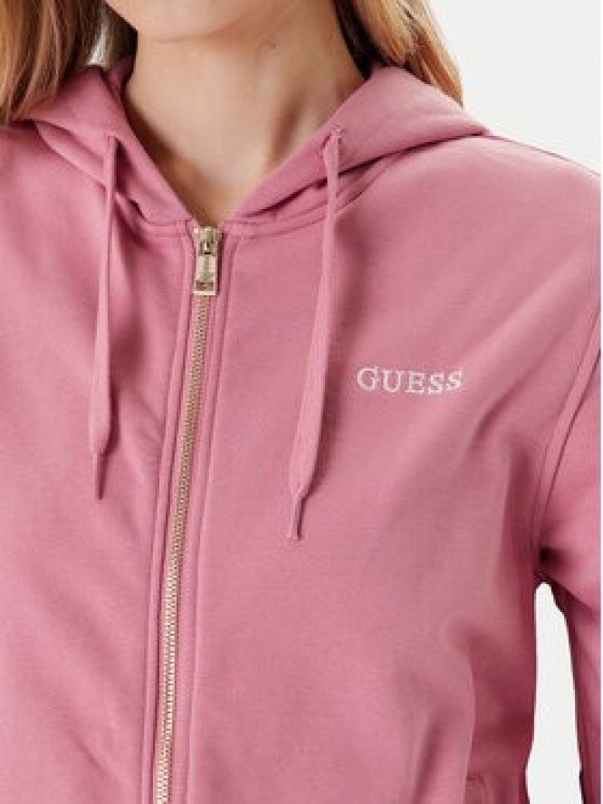 Guess Bluza O5RQ01 KCO31 Różowy Regular Fit