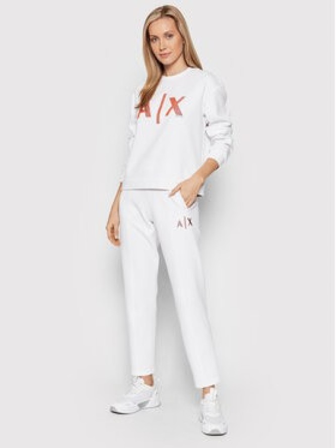 Armani Exchange Bluza 3LYM79 YJ9UZ 1100 Biały Regular Fit