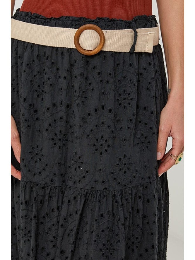 Lin Passion Lniana spódnica w kolorze czarnym rozmiar: 38/40