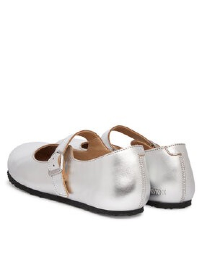 Birkenstock Baleriny Santa Clarita 1030679 Srebrny