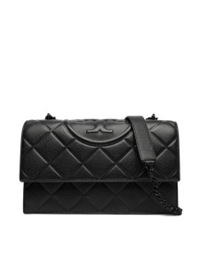 Tory Burch Torebka Fleming Soft Grain Convertible Shoulder Bag 169791 Czarny