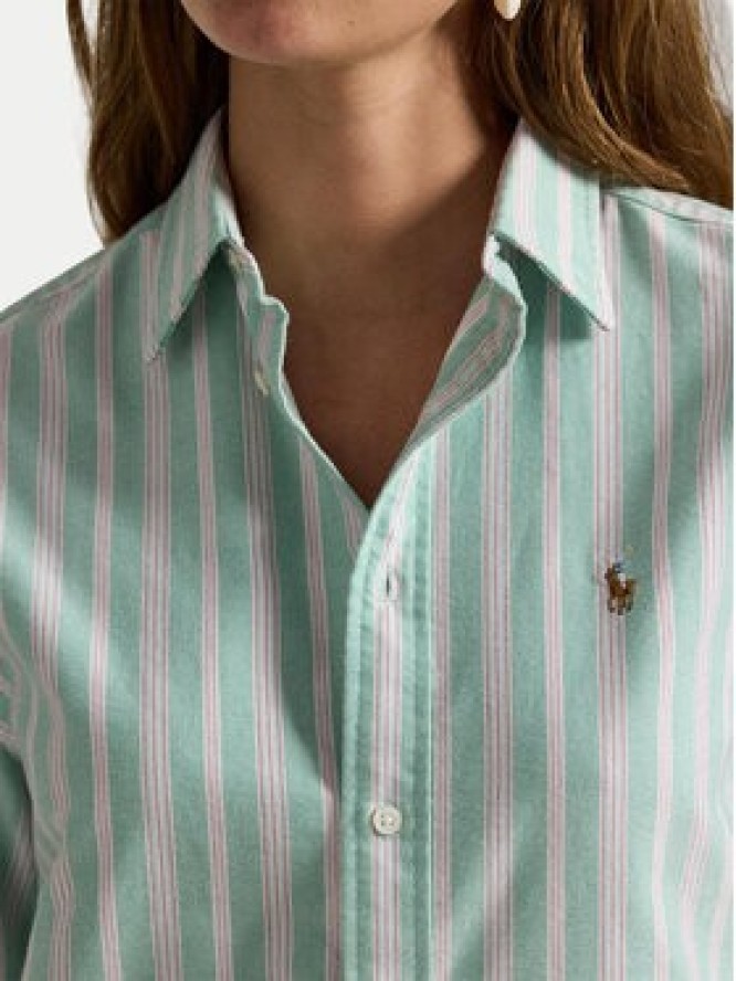 Polo Ralph Lauren Koszula 211970739500 Zielony Relaxed Fit