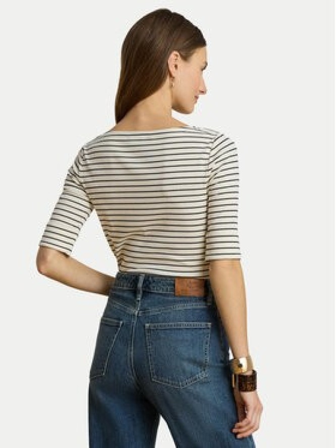 LAUREN RALPH LAUREN Bluzka Judy 200P13919004 Kremowy Regular Fit