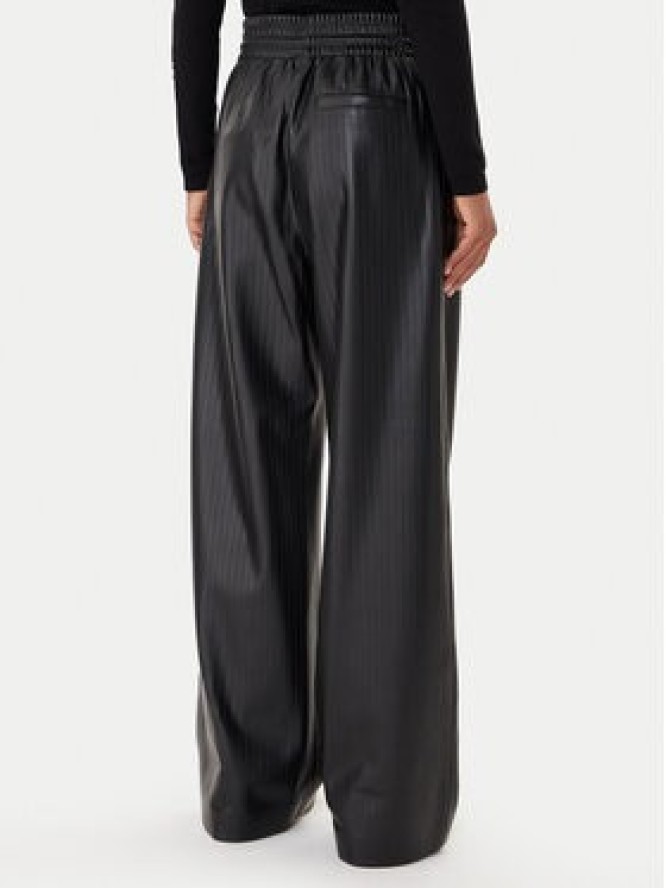 BOSS Spodnie z imitacji skóry Talpina 50548123 Czarny Relaxed Fit