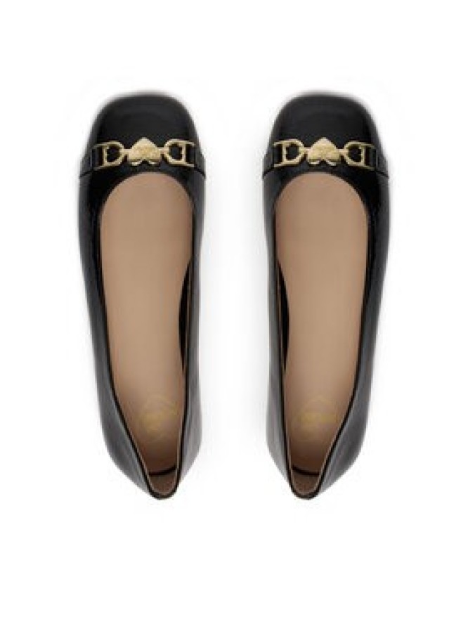 LOVE MOSCHINO Baleriny JA11011G1MII0000 Czarny