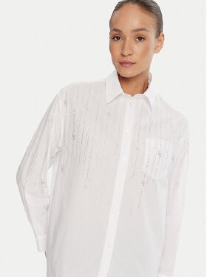 Liu Jo Koszula UF5240 T039A Biały Regular Fit