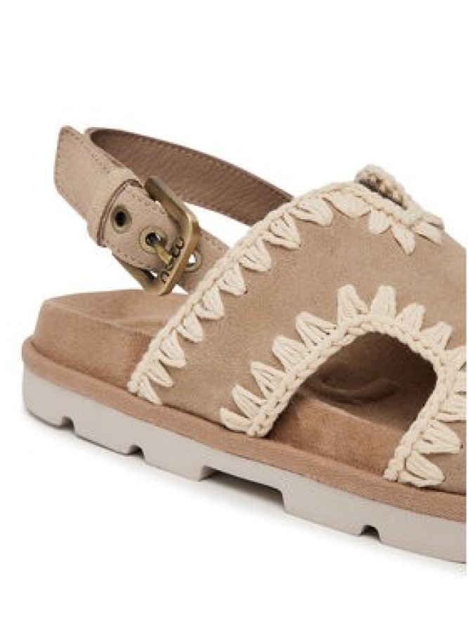 Mou Sandały Low bio sandal MU.SW631006A Różowy