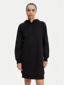 Armani Exchange Sukienka dzianinowa XW000501 AF12804 UC001 Czarny Relaxed Fit