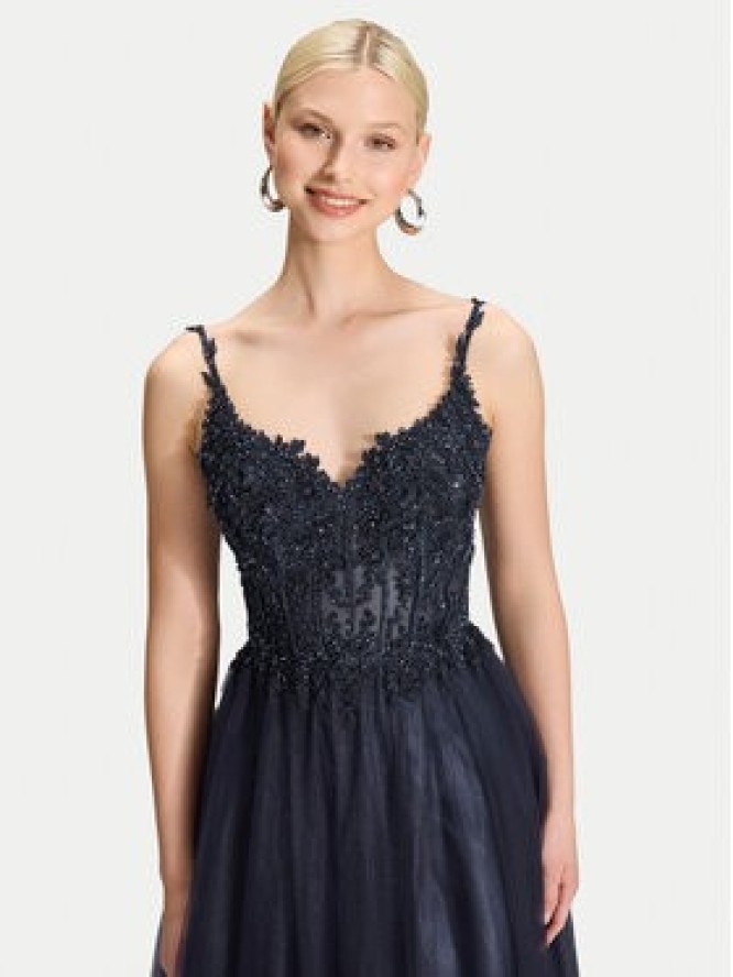 Hey Kyla Sukienka wieczorowa 5AK025HK Granatowy Regular Fit