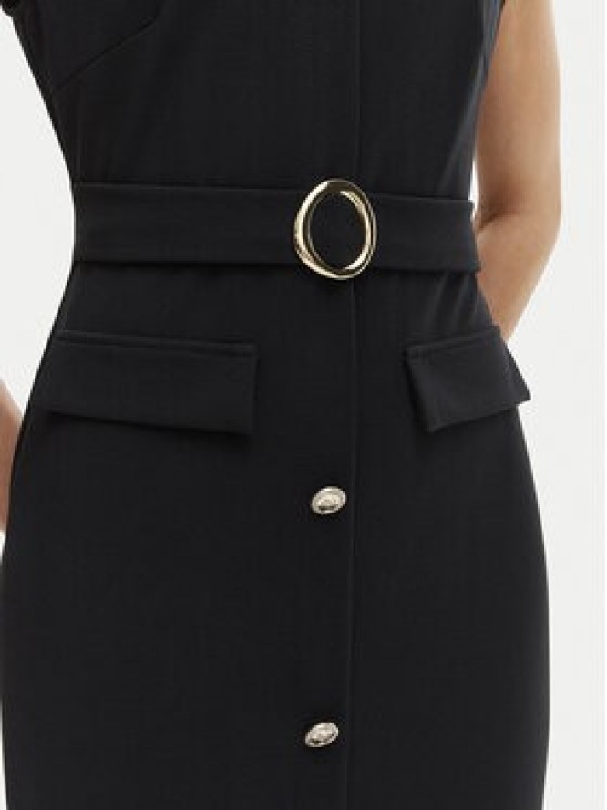 Rinascimento Sukienka koktajlowa CFC0020278002 Czarny Slim Fit