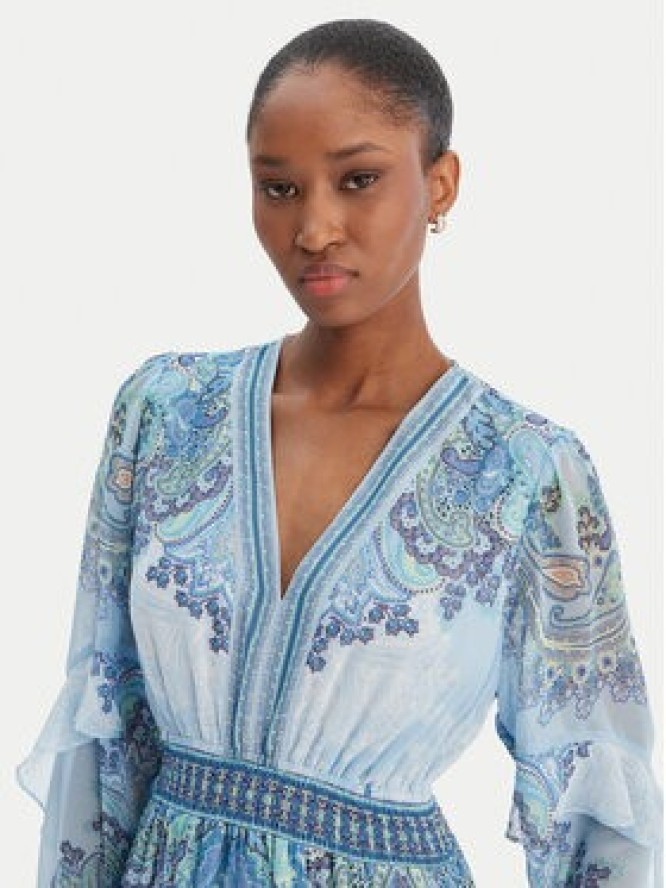 Hale Bob Sukienka letnia Kamilah 5YHR630A Błękitny Regular Fit