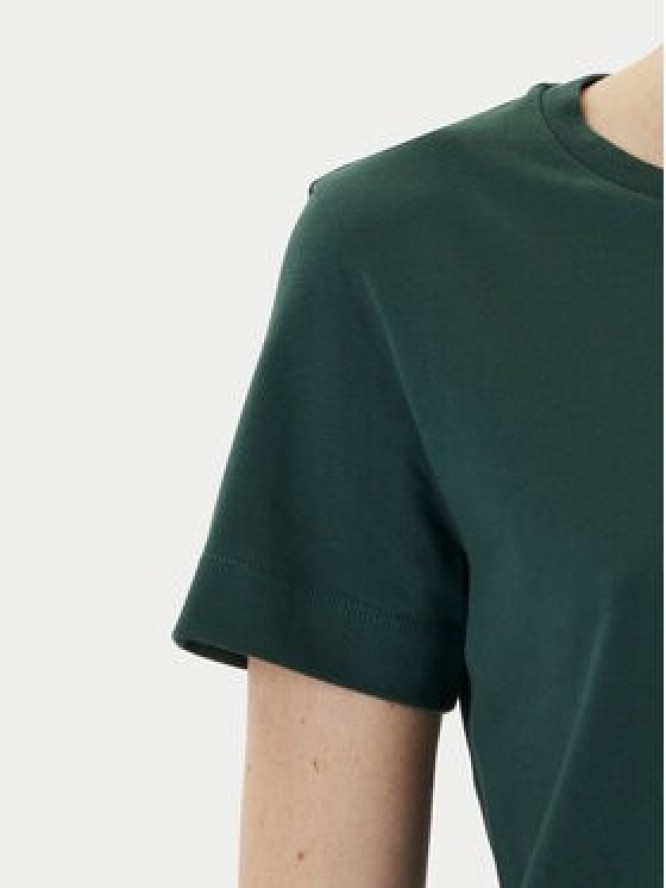 PINKO T-Shirt Bussolotto 100355 A2RD Zielony Regular Fit