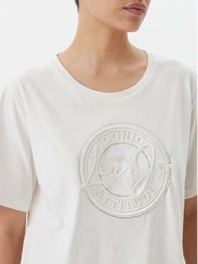 Liu Jo Sport T-Shirt TA5174 JS923 Écru Regular Fit