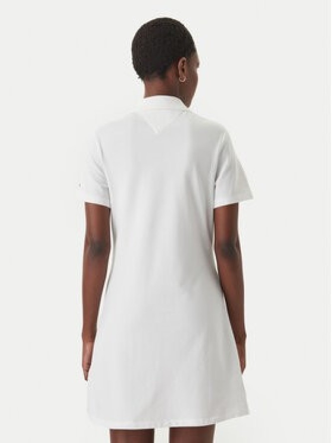 Tommy Hilfiger Sukienka codzienna WW0WW48749 Écru Regular Fit