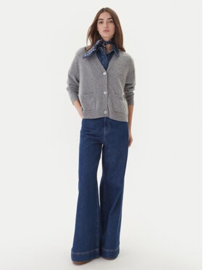 Weekend Max Mara Kardigan Ombra 2525346012 Szary Relaxed Fit