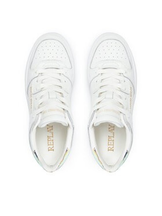 REPLAY Sneakersy Sbam W Light GWZ6V .000.C0001L Biały
