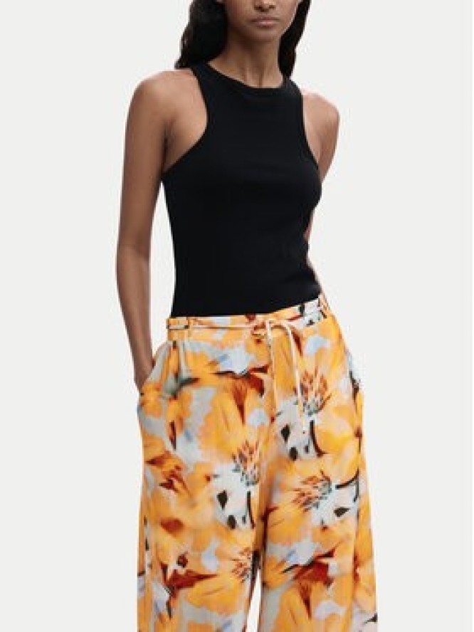 Desigual Spodnie materiałowe Pant Preston 26SWPW38 Pomarańczowy Relaxed Fit