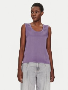 ViCOLO Bluzka TD0006 Fioletowy Relaxed Fit