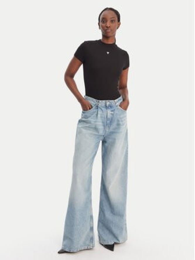 Guess Bluzka W6RP99 KCNH2 Czarny Regular Fit