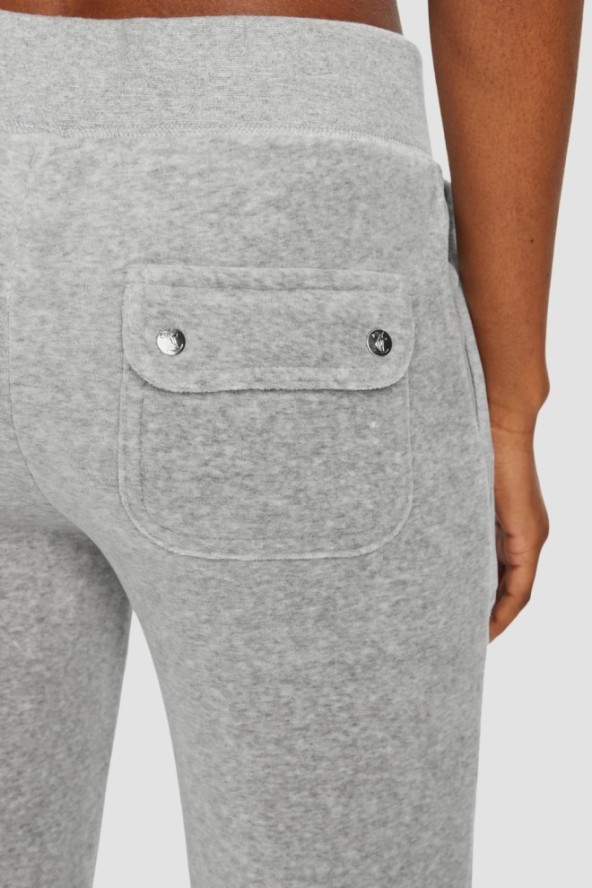 JUICY COUTURE Szare spodnie dresowe damskie Layla Low Rise, Rozmiar M