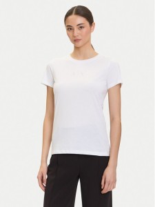Armani Exchange T-Shirt XW001459 AF10356 U0002 Biały Regular Fit