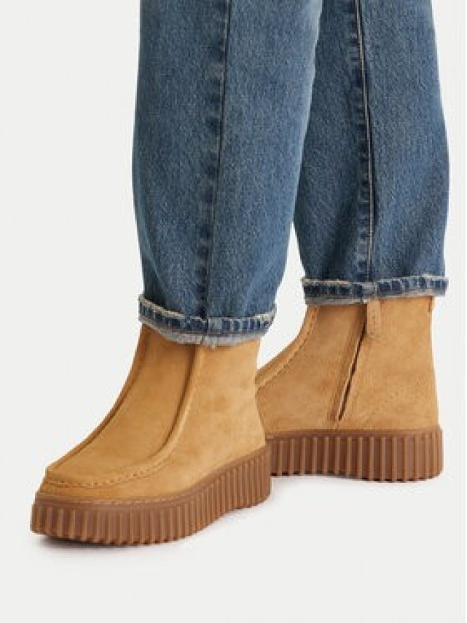 Clarks Botki Torhill Cozy 26182911 Brązowy