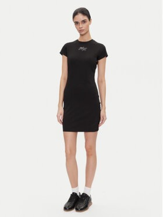 HUGO Sukienka codzienna 50537240 Czarny Slim Fit