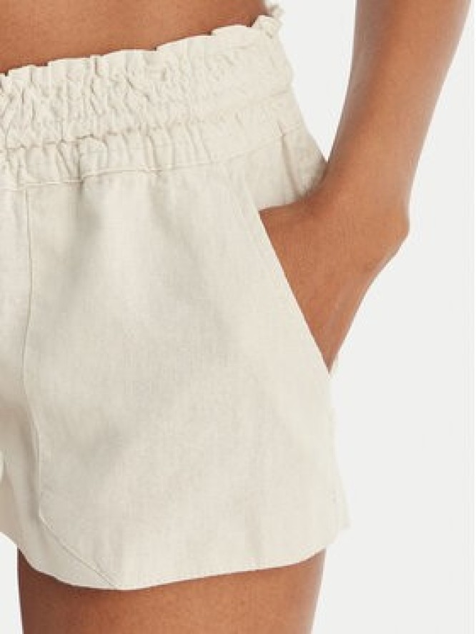 Roxy Szorty materiałowe Oceanside ARJNS03007 Beżowy Regular Fit