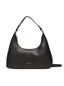 Calvin Klein Torebka Foil Logo Conv Shou?Lder Bag LV04F3272G Czarny