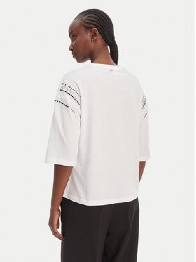 Liu Jo T-Shirt WA6128 JS904 Biały Relaxed Fit