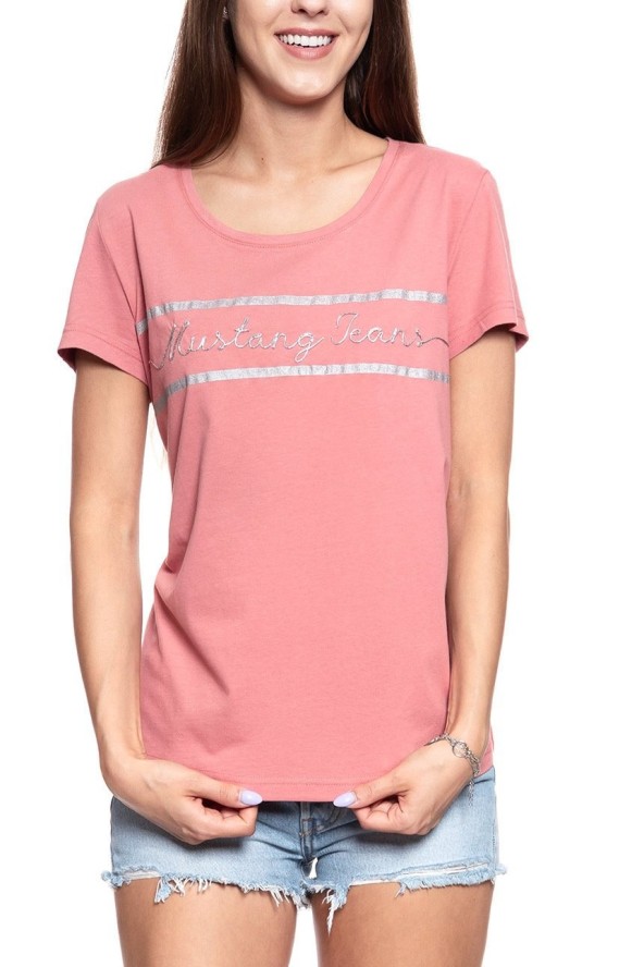 MUSTANG T SHIRT DAMSKI Alina C Print Canyon Rose 1008945 8187