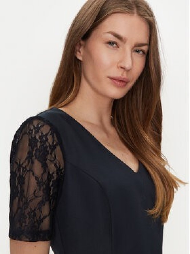 Tatuum Sukienka koktajlowa Dusty T2424.198B Granatowy Regular Fit