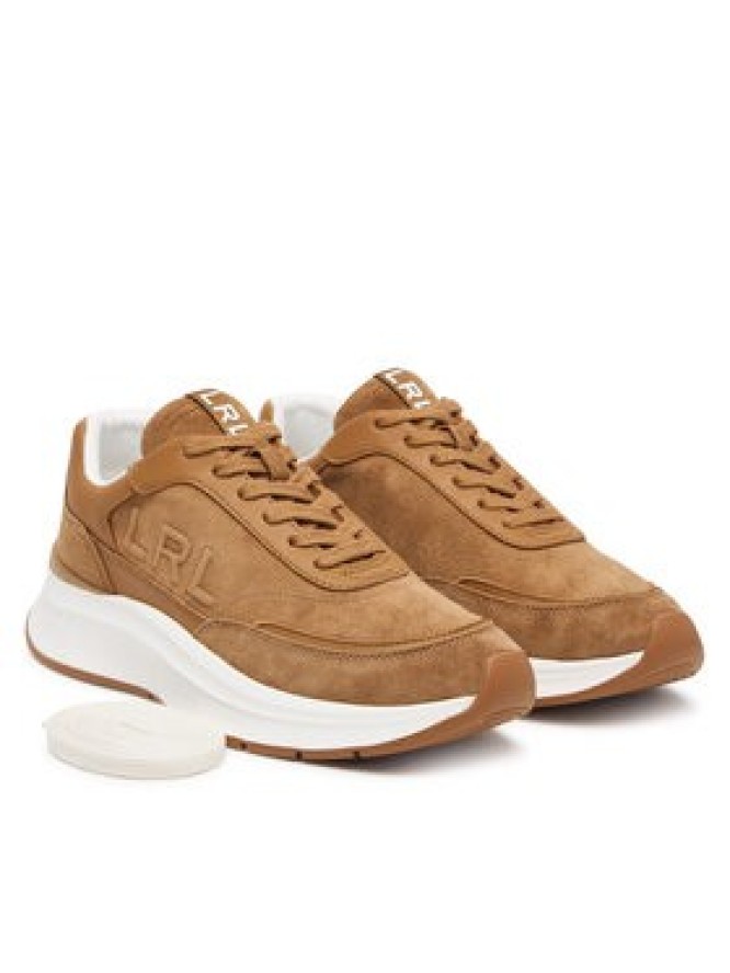 LAUREN RALPH LAUREN Sneakersy 802P18468001 Brązowy