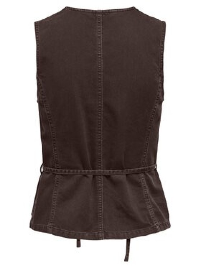 ONLY Top Silla 15374051 Brązowy Regular Fit