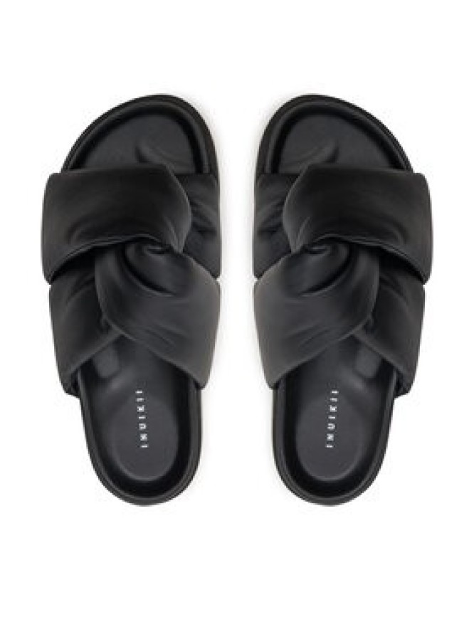 Inuikii Klapki Soft Crossed 70104-140 Czarny