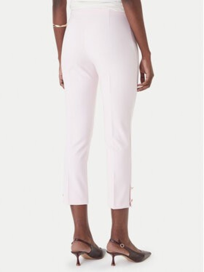 Rinascimento Spodnie materiałowe CFC0128641003 Różowy Slim Fit