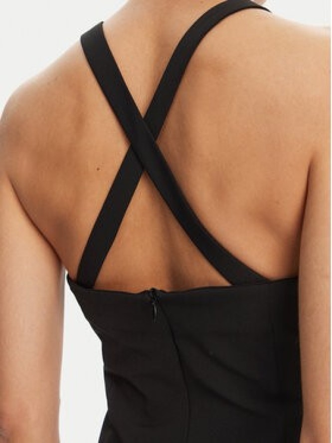 Liu Jo Sukienka koktajlowa WA5082 TS896 Czarny Regular Fit