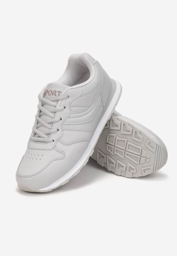 Jasnoszare Buty Sportowe Laodosa