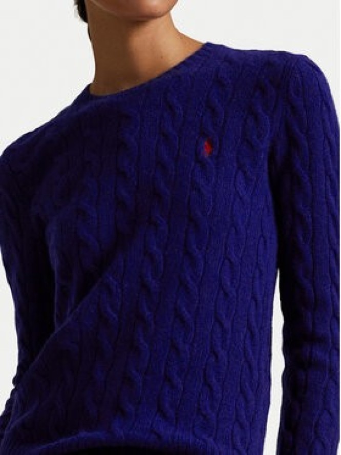 Polo Ralph Lauren Sweter 211971865012 Granatowy Slim Fit