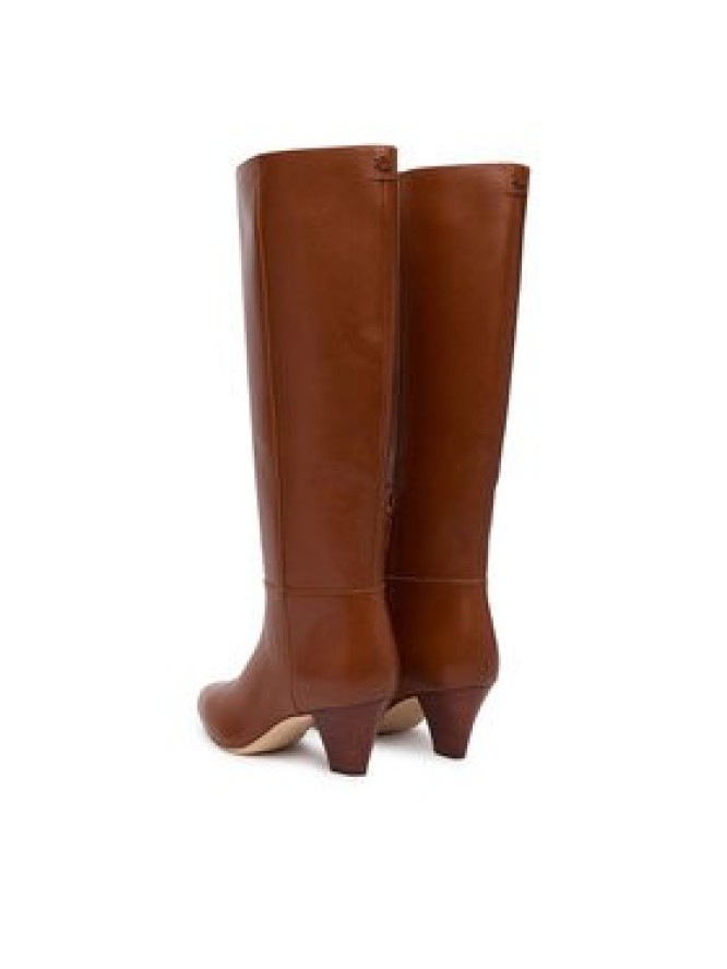 LAUREN RALPH LAUREN Kozaki Emrsyn Tl Hl Bo Tal 802P15714002 Brązowy